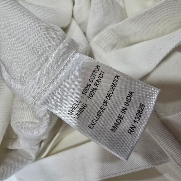 Tularosa Valentina Embroidered Pants in White - Picture 9 of 15